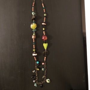 SOLD Beautiful colorful necklace